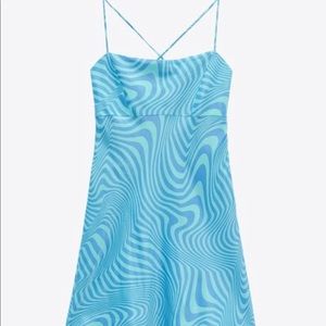 Zara satin mini dress
